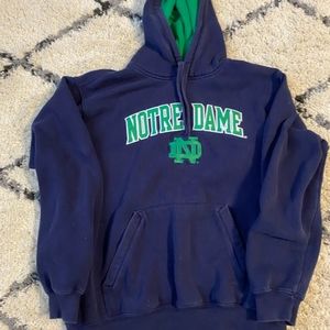 Mens Large Notre Dame Hoodie